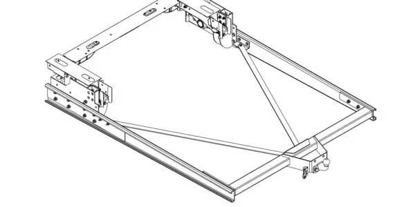 Towbar for Fiat Ducato Motorhome (from 06/2006-) - version with rear-mounted tank