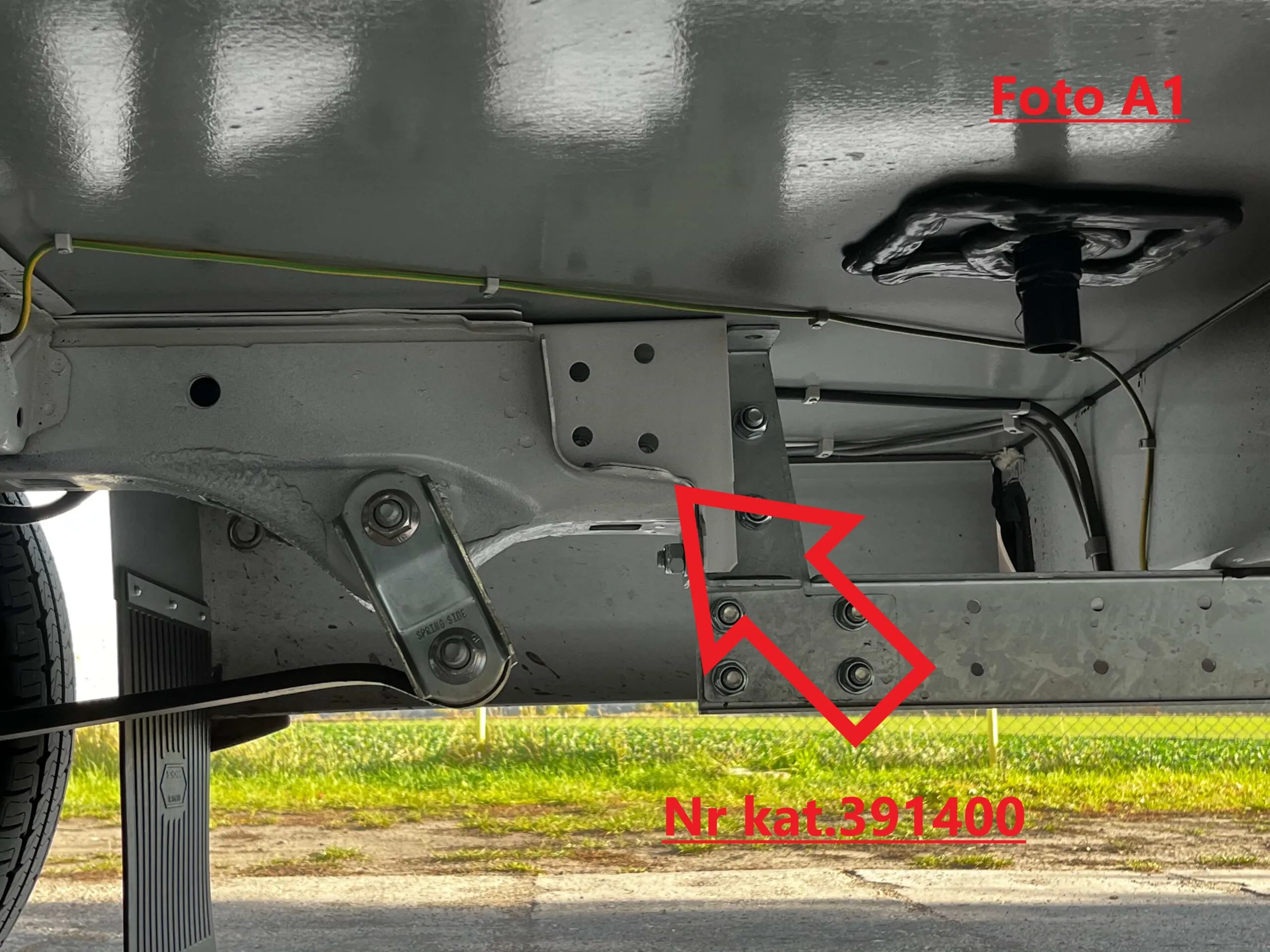 Towbar for Fiat Ducato Motorhome (from 06/2006-) - version with rear-mounted tank - Image 2