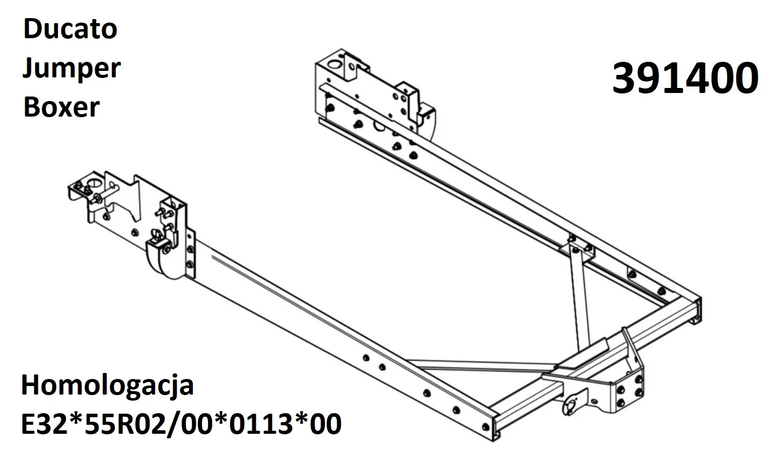 Towbar Fiat Ducato Camper from 06/2006 - for vehicles without factory preparation - Image 6