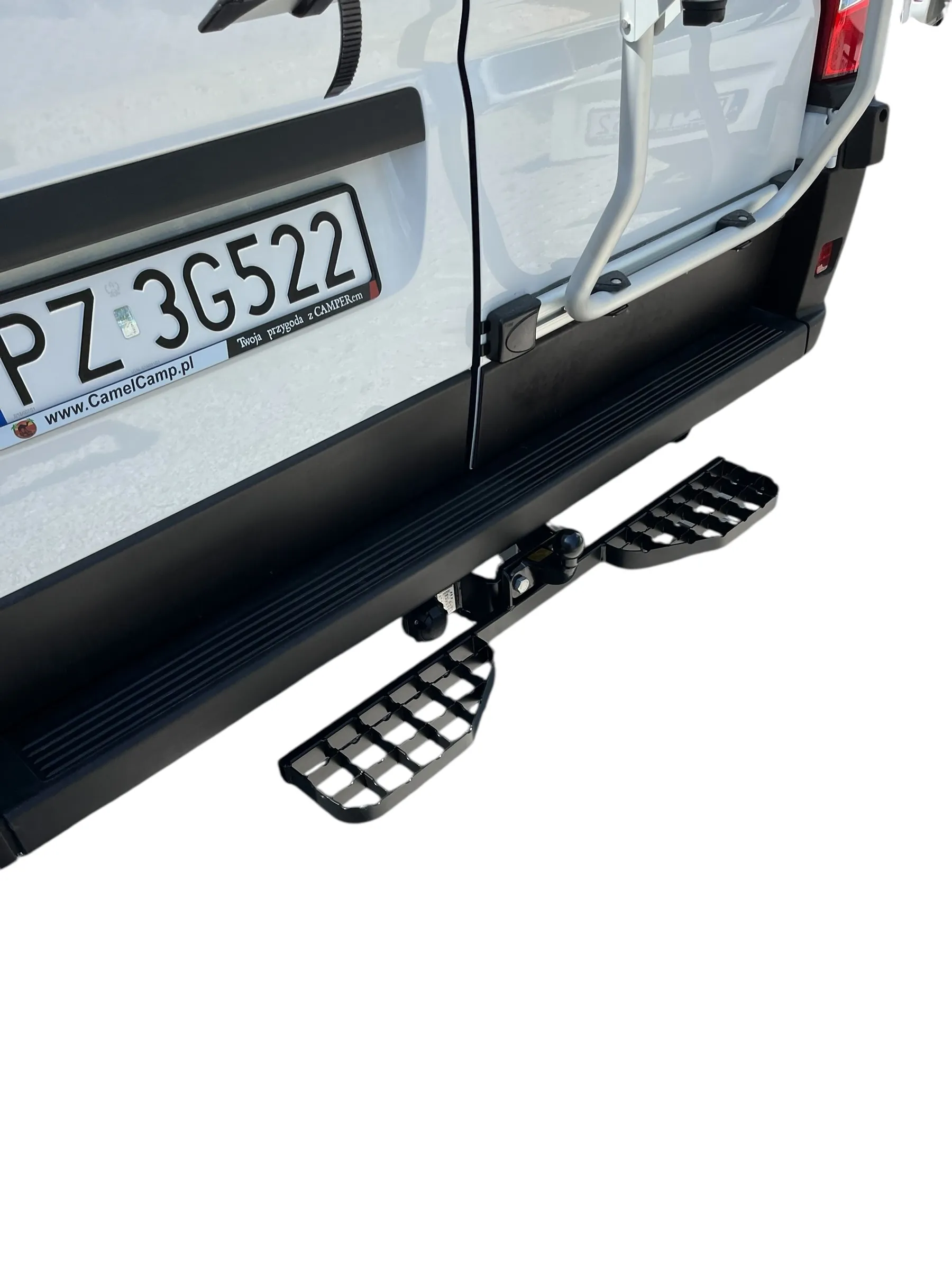 Double Towbar Step M16 - Rear Step for Van, Bus and Camper, 2-Bolt Flange - Image 14
