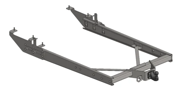 Tow Bar Renault Master 2010–2024 for Platform Chassis - Specialist Builds, Horseboxes, Mobile Businesses