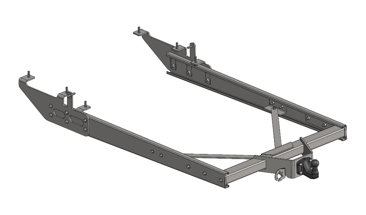 Tow Bar Renault Master 2010–2024 for Platform Chassis - Specialist Builds, Horseboxes, Mobile Businesses