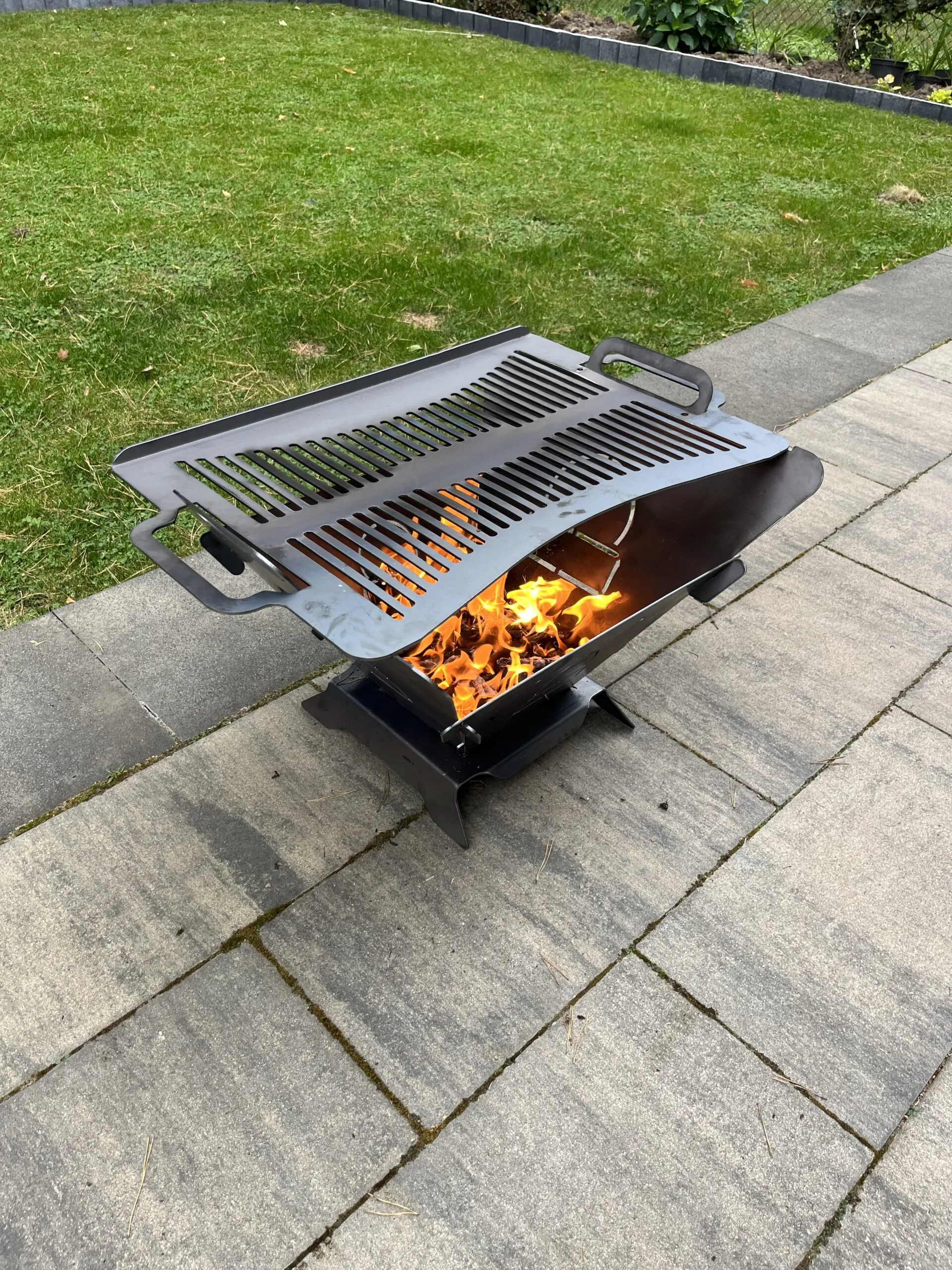 MasterBBQ #1 – folding fire pit with grill grate | fire pit and BBQ 2in1 - Image 11