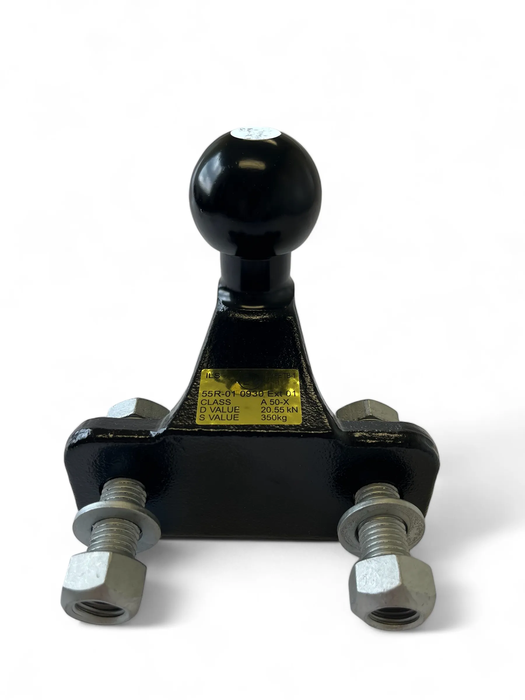 ILS C2 Tow Ball - 2-Bolt Flange M16 incl. Bolt Kit M16x50 Grade 10.9
